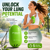 Entrenador Pulmonar S2 - Aumenta el VO2 Máximo y la Resistencia |   Ejercitador de Respiración de Doble Resistencia para Gimnasio en Casa, Correr, Natación y Yoga
