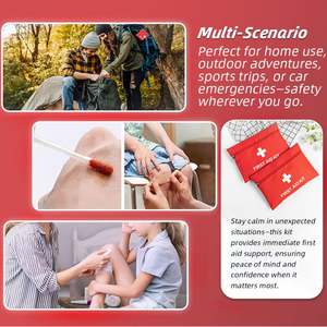 Baiyuheng <span class=keywords><strong>Kit</strong></span> de survie d'urgence portable pour camping en plein air, trousse médicale de premiers soins de couleur personnalisée, équipement de voyage en gros - Product Image 5