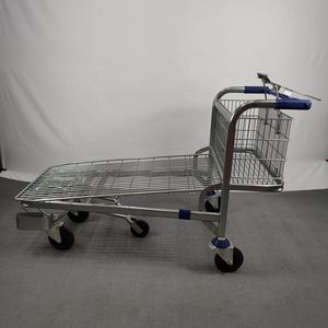 मेट्रो सुपरमार्केट शैली बड़ा लोड हो रहा है क्षमता रसद गोदाम थोक मंच शॉपिंग ट्रॉली - Product Image 6
