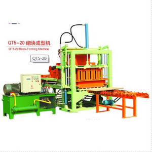 Macchina Idraulica QT5-20 Completamente Automatica ad Alta Produttività per la Produzione di Blocchi di Calcestruzzo Cavi - Product Image 1