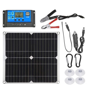 Panel solar monocristalino de 100W, controlador dual USB de 18V/5V, sistema de batería fotovoltaica multifuncional MPPT, cargador solar - Product Image 5