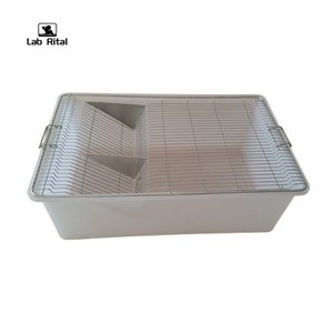 Cage inférieure pour rats de laboratoire Cage d'élevage de laboratoire en PP avec plateau pour souris, souris et rongeurs - Product Image 3