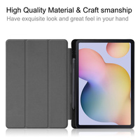 PU deri yumuşak silikon TPU geri kabuk ile kalemlik küresel sürüm Mi Tablet kapak için Xiaomi Pad 6 Pro 5G Redmi ped Se vaka