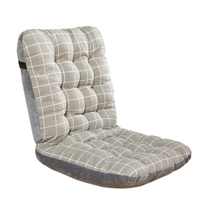 Thickened Chair Cushion With Backrest Rectangle Plush Material For Office And Dining Chair Warm All Year Round - Product Image 5