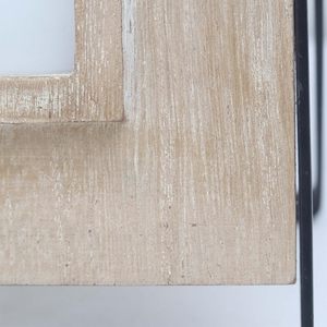 <b>4x6</b>" Rustic White Wood Picture <b>Frame</b> with Metal Stand, High Definition Glass <b>Photo</b> <b>Frame</b> Home Decor - Product Image 1