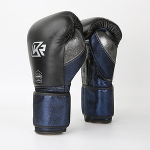 Gants <span class=keywords><strong>de</strong></span> boxe professionnels pour l'entraînement et la compétition, en cuir véritable avec lacets en cuir <span class=keywords><strong>de</strong></span> vache - Product Image 5