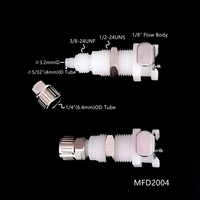 Raccord rapide fileté JU 1/4 " PTF à valve et sans valve, pour raccordement de tuyaux, couplage traversant, à déconnexion rapide