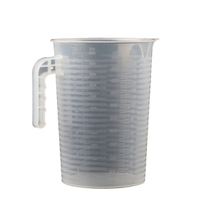 Transparent Plastic Measuring Cup 1000ml Graduated Kitchen Baking Beaker Food Grade - Product Image 3