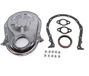 Pour Chevrolet Big Block 396 427 <span class=keywords><strong>454</strong></span> (BBC) – Joints et boulons de couvercle de chaîne de distribution en acier chromé - Product Image 1