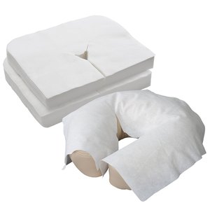 100% coton jetable repose-tête couvre la feuille de repos du visage jetable <span class=keywords><strong>Massage</strong></span> repose-visage housses de berceau pour <span class=keywords><strong>Spa</strong></span> - Product Image 1