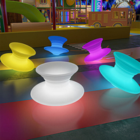 Chaise pivotante d'équilibre pour enfants, équipement d'entraînement sensoriel, plateau rotatif, fitness vestibulaire, LED RGB, chambre, appartement