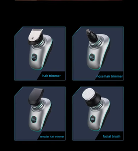 2025 impermeabile calvo uomo <span class=keywords><strong>barba</strong></span> toelettatura professionale macchina da <span class=keywords><strong>barba</strong></span> Trimmer uomo rotativo 5 teste rasoio elettrico - Product Image 5