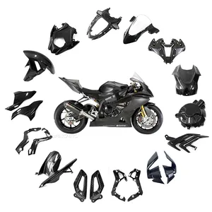 Обтекатели для мотоцикла DANCARO, обтекатели, крышка двигателя, аксессуары, углеродное волокно 3K для BMW S1000RR 2019-2023
