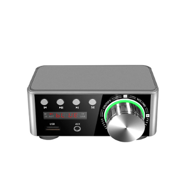 HIFI Audio Amplifier 50WX2 blue-tooth 5.0 Digital Power Board Stereo AMP Amplificador Home Theater USB TF Card Player