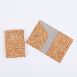 Eco-Friendly Cork Leather Passport Travel Wallet Cork Passport Holder Natural Cork Fabric Card Holder Cover for <strong>Airplane</strong> <strong>Ticket</strong> - Product Image 3