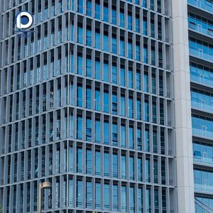 Façade murale rideau en aluminium pour bâtiment commercial avec solutions d'ingénierie personnalisées - Product Image 1