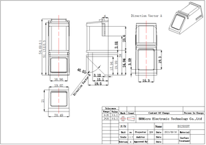 BS283DT生体指紋アクセス制御光学指紋認識モジュールセンサーブラジル - Product Image 4
