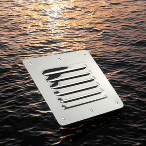 New hình chữ nhật thép không gỉ <span class=keywords><strong>louver</strong></span> Bảng điều khiển thông gió cho Thuyền biển phần cứng Tank Vent - Product Image 6