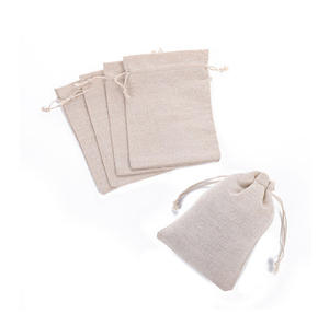 Thân thiện với môi Cotton Linen Túi 7*9cm Trung Quốc thảo dược đồng xu Ví bán buôn bán với có thể in logo cho thực phẩm sử dụng dệt bao bì - Product Image 1