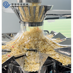 3kg 5kg Chất lượng cao đa chức năng <span class=keywords><strong>multihead</strong></span> định lượng Kết Hợp Quy mô Puff thực phẩm sắc nét chuối Gạo Hạt máy đóng gói - Product Image 4