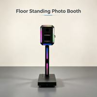 Robot de photographie mobile à 360 degrés avec DRL et support iPad pour événements et salons professionnels
