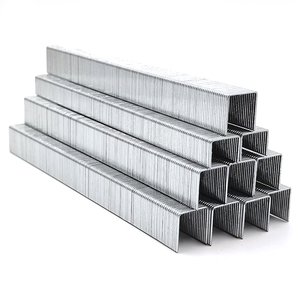 Prix d'usine Personnalisé OEM ODM 10000 pièces Agrafes métalliques industrielles pour meubles en bois, série 80, galvanisées, couronne 12,8 mm - Product Image 2