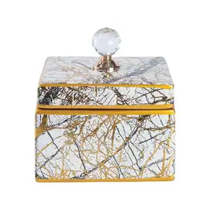 新款中式高品质豪华陶瓷珠宝盒适用于房屋的多种区域