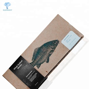 Custom Logo Made Standard Kraft Paper Fish Delivery Seafood Packaging Shipping <b>Box</b> - Product Image 3