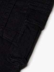 Jeans en denim pour homme HaiYao 2026, sur mesure, de haute qualité, noir délavé, coupe skinny, poches, streetwear, hip-hop, OEM ODM, Y2K, marque AM, coton - Product Image 4