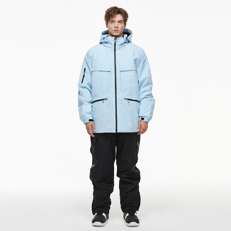 Men light blue+black