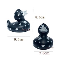 Grand canard licorne en caoutchouc de 9cm pour le bain Canard jaune flottant de 4 pouces pour petits bébés Jouet affecté par l'eau du commerce extérieur