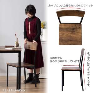 Ensemble de <span class=keywords><strong>table</strong></span> <span class=keywords><strong>à</strong></span> <span class=keywords><strong>manger</strong></span> pour <span class=keywords><strong>2</strong></span> <span class=keywords><strong>personnes</strong></span> <span class=keywords><strong>Table</strong></span> carrée avec <span class=keywords><strong>2</strong></span> chaises Ensembles de salle <span class=keywords><strong>à</strong></span> <span class=keywords><strong>manger</strong></span> 3 pièces pour salon mobilier d'appartement - Product Image 3