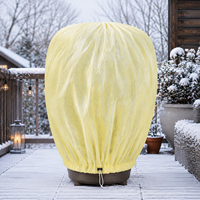 Protection contre le gel réglable 1m x 1,6m pour légumes de jardin, arbustes et jeunes arbres avec fermeture à cordon