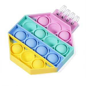 Mini Popit Fidget Toys, mignon carnet à spirales en forme de cœur, petit carnet kawaii pour filles - Product Image 1