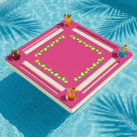 Tapis de table de billard Mahjong pliable de luxe moderne de style américain - Écologique, imperméable, antidérapant pour la maison, les soirées poker et le divertissement
