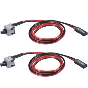ATX-<span class=keywords><strong>Cable</strong></span> de alimentación para placa base de ordenador, botón de encendido/apagado/reinicio, <span class=keywords><strong>cable</strong></span> de repuesto para ordenador, 50cm de longitud - Product Image 3
