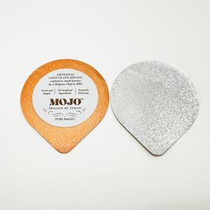 Sellado térmico pelable personalizado inducción troquelado en relieve taza de yogur papel de aluminio contenedor tapa de papel - Product Image 2