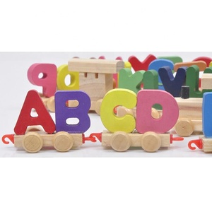Ultimo treno <span class=keywords><strong>alfabeto</strong></span> di design <span class=keywords><strong>per</strong></span> <span class=keywords><strong>bambini</strong></span>, giocattolo <span class=keywords><strong>alfabeto</strong></span> lettera in legno economico e alla moda - Product Image 4