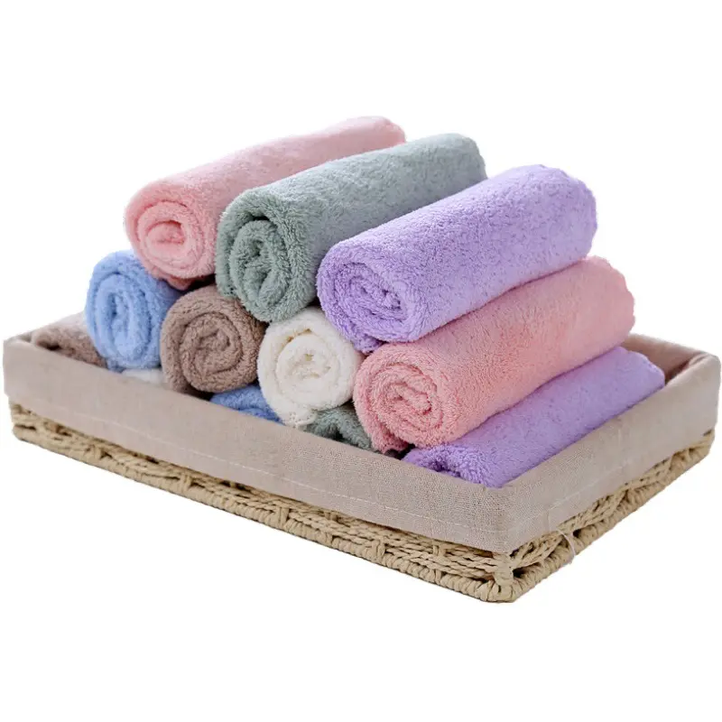 Premium Washcloths Quick Drying Soft Microfiber Coral Velvet Highly Absorbent Wash Clothes Multipurpose Use as bath Spa, Facial