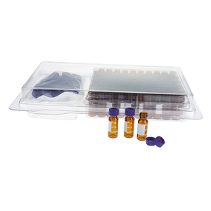 Flacon compte-gouttes ambré de 2 ml gradué avec kit de marquage pour le stockage d'échantillons - Product Image 2