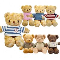 Osos de Peluche Unisex al por Mayor, Juguetes de Peluche Grandes, Kawaii, Personalizables, Rellenos de Algodón PP, Osos de Peluche para Niños, Día de San Valentín