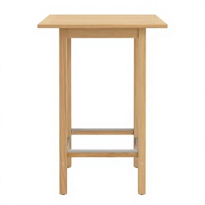 Modern <b>Square</b> Teak Wood <b>Bar</b> <b>Table</b> for Dining Picnic Kitchen Hotel Patio Garden Beach Outdoor-Durable Garden Furniture - Product Image 3