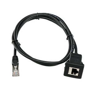 Cat5e snap-on <b>RJ45</b> male-to-female gigabit network <b>cable</b> extension <b>cable</b> for automobiles and ships, dashboard panel modification - Product Image 1