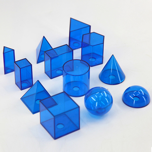 Jouet éducatif scientifique en plastique, formes géométriques solides, <span class=keywords><strong>mathématiques</strong></span> - Product Image 4
