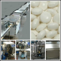 Haricot chocolat formant la machine