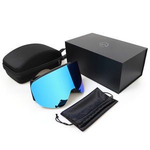 Gafas de esquí de fábrica OEM ODM con lentes fotocromáticos, gafas de nieve magnéticas UV400, gafas deportivas antivaho para Snowboard, logotipo personalizado - Product Image 6