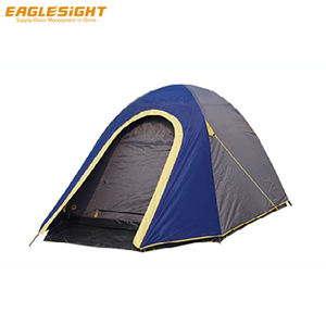 Tienda de campaña de doble capa <span class=keywords><strong>para</strong></span> 4 personas y dos habitaciones, poliéster impermeable con postes de aluminio, tipo de refuerzo recto <span class=keywords><strong>para</strong></span> acampar durante <span class=keywords><strong>todo</strong></span> <span class=keywords><strong>el</strong></span> <span class=keywords><strong>año</strong></span> - Product Image 2