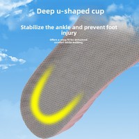 Semelles 4D Cloud Experience, semelles de sport super douces, semelles rehaussantes, inserts de chaussures absorbant les chocs, inserts en PU pour toutes les chaussures