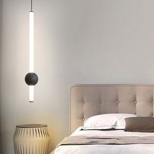 Đèn Chùm Treo Tường Phòng Khách Đơn Giản Và Hiện Đại, Đèn Chùm Treo Một Đầu Thanh Dài - Product Image 4