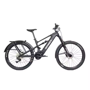 Khung xe đạp điện Dengfu E82 Full Suspension <span class=keywords><strong>Carbon</strong></span> Fiber tích hợp màn hình DPC030 Enduro Emtb, động cơ Bafang M510 M560, pin 1008wh - Product Image 5